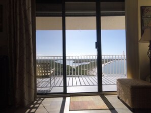 Panoramic Condo, Ocean View, Beachfront (PH1) | Living area | Flat-screen TV, DVD player - Lovers Key Beach Club by Lovers Key Vacations (Fort Myers Beach)