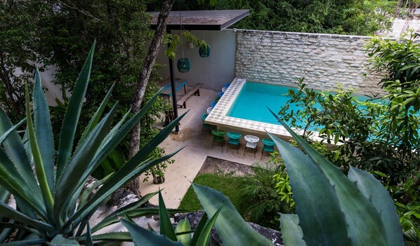 Alberca al aire libre 