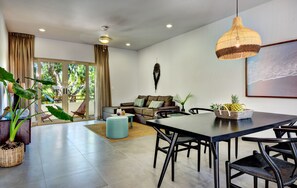 Apartment, 1 Schlafzimmer | Wohnbereich | Flachbildfernseher