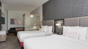 Desk, iron/ironing board, cribs/infant beds, rollaway beds