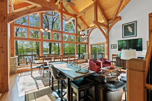 Smart TV, video game console, DVD player, table football