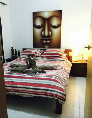 1 Schlafzimmer, Bügeleisen/Bügelbrett, kostenloses WLAN, Bettwäsche