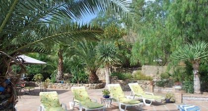 Large Andalucian Farmhouse, stunning views, pool & gardens,close to Natural Park