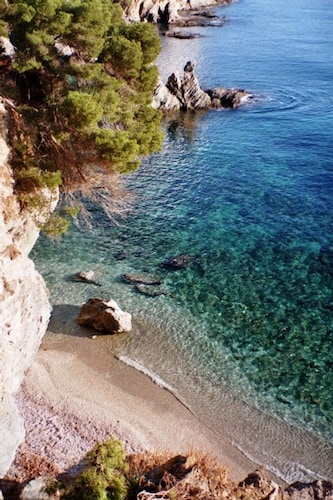 **** Beautiful T2, garden of 70 m2, quiet, sunny, 50 meters from the beach