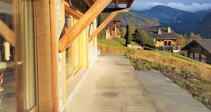 Uusi chalet panoraamanäkymä 8 henkilöä