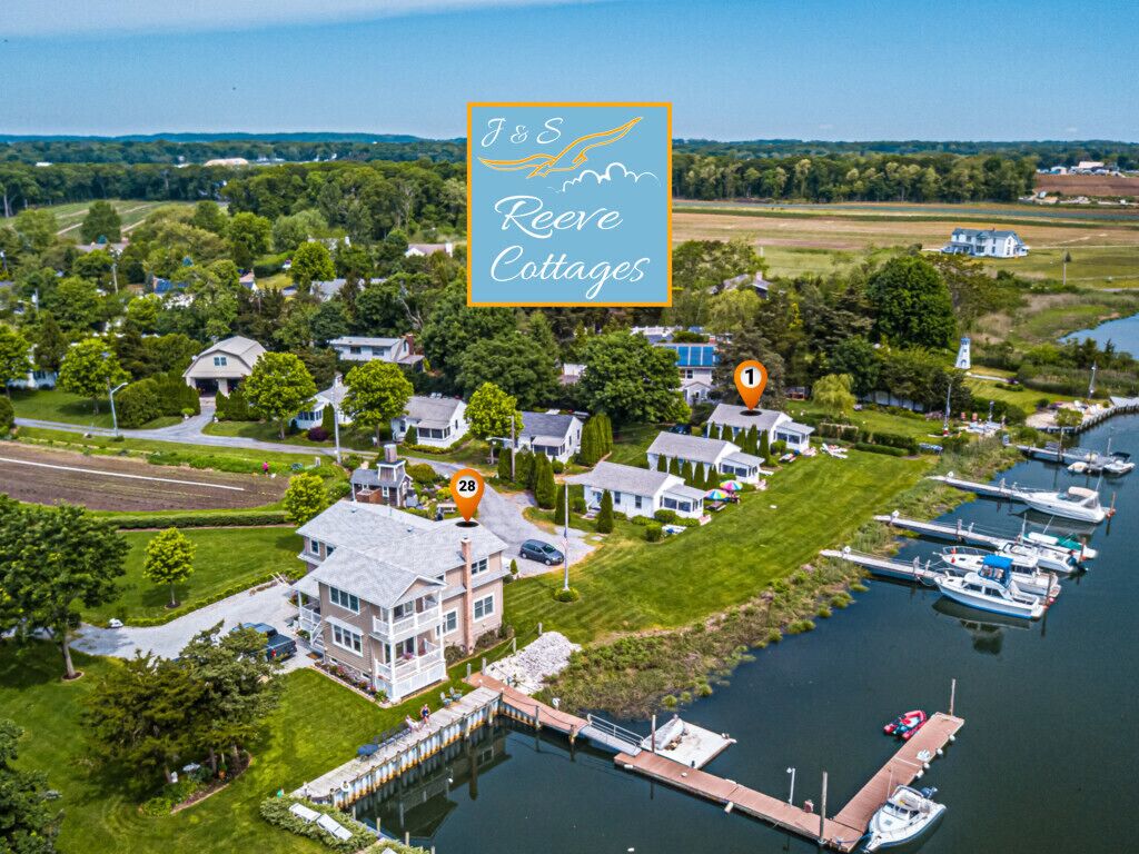 1st of 6 Premier Waterfront Vacation Rentals on Long Island NY in Wine Country of Famed North Fork