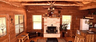 Dream Away Cabin - Nueva Cedar Log Cabin - 2BR - 3 Acres - a pie de lago