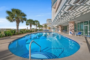 Indoor pool - 6th Floor, Beachfront. Sundeck, Lazy River, Kiddie Pools | Bluewater Keyes - 606 (North Myrtle Beach)