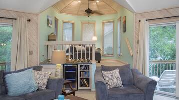 TV connectée, cheminée, jeux vidéo, lecteur de DVD