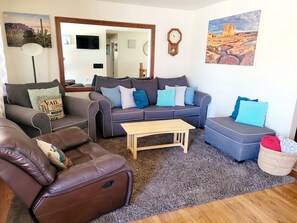 Smart TV, video games, DVD player, books