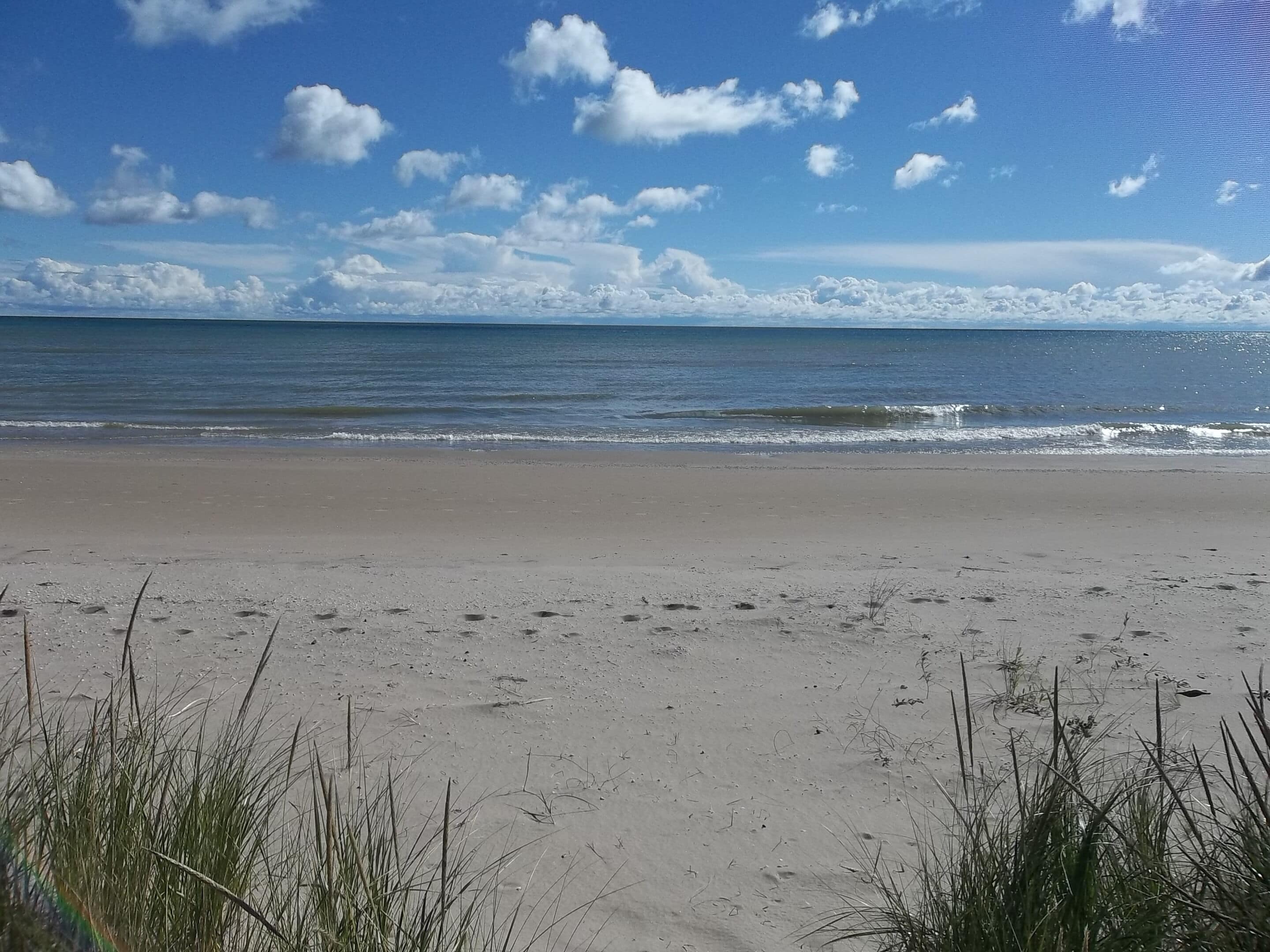 Aan het strand