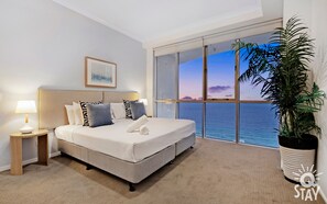 Apartamento, 5 quartos, de frente para o mar | Roupas de cama de algodão egípcio, roupas de cama premium