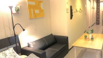 Room 101 Non smoking (private shower, toilet, terrace, up to 6 people) | 1 bedroom, blackout drapes, soundproofing, iron/ironing board