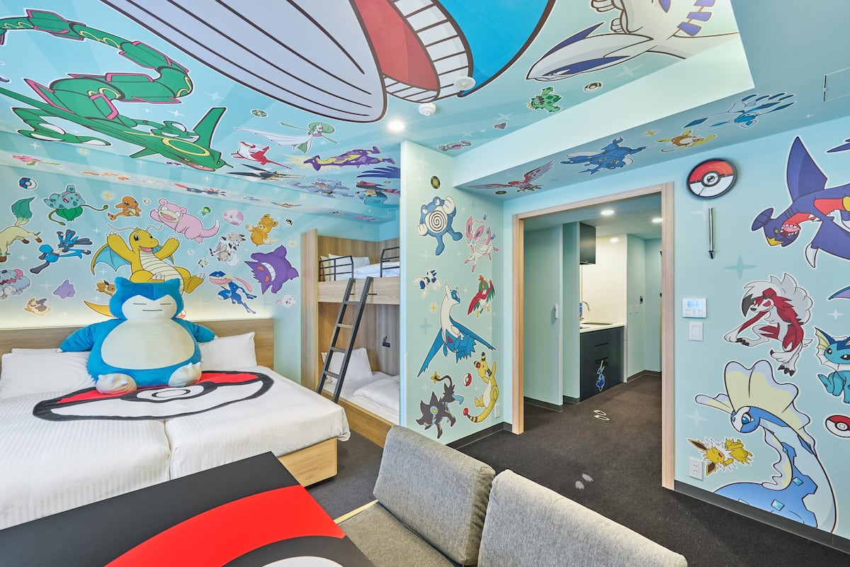 Pokémon ROOM | 1 bedroom, down duvets, in-room safe, free WiFi