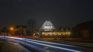 Front of property - evening/night