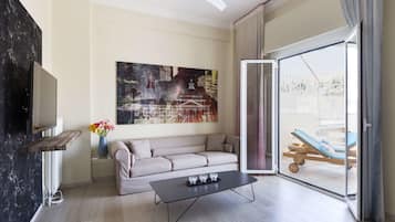 Apartment, 2 Bedrooms | Living area | Flat-screen TV