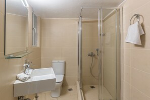 Family Apartment, 3 Bedrooms | Bathroom | Shower, free toiletries, hair dryer, towels - Acropolis Elegant Suite (Athens)