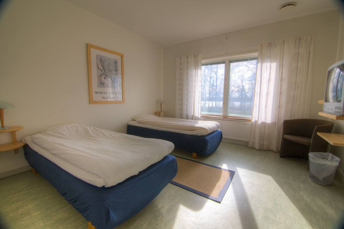 Twin Room, 2 Single Beds, Accessible, Non Smoking | Blackout curtains, free WiFi, bed sheets