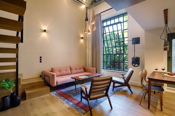 Design Loft (C1) | View from room - The Foundry Suites (Athens)