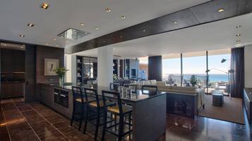 Luxury Villa | Living area | Flat-screen TV, fireplace