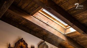 Blackout curtains, soundproofing, free cots/infant beds, free WiFi