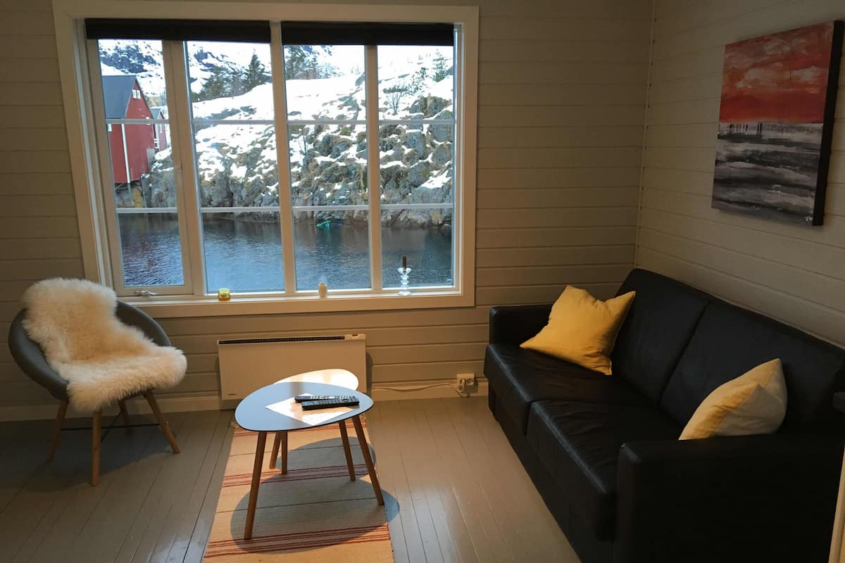 Apartamento, 1 habitación | Sala de estar | Una televisión de pantalla plana