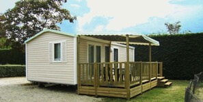 Terrace/patio - Camping de Châlons-en-Champagne (Chalons-en-Champagne)