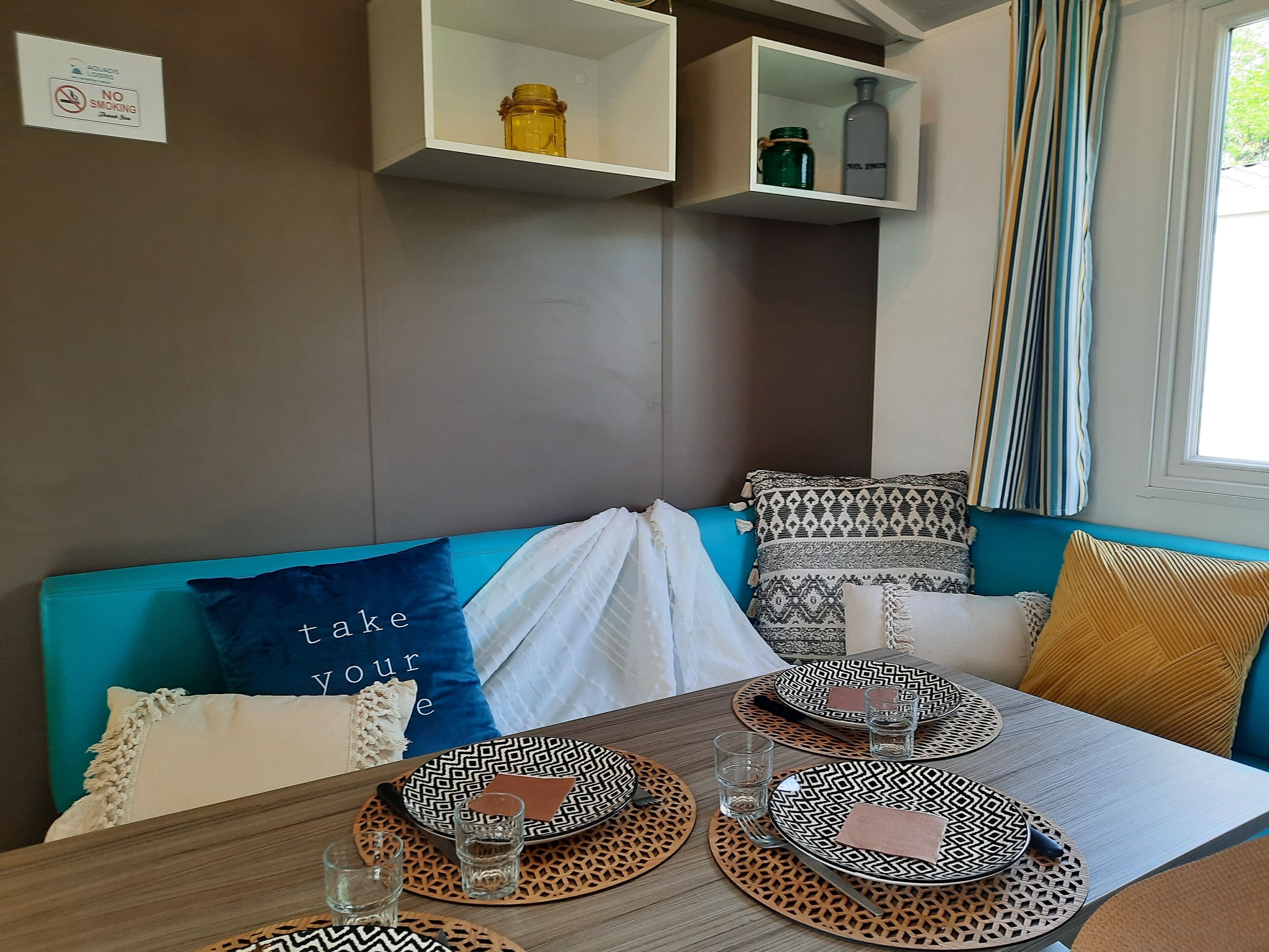 Comfort Mobile Home, Non Smoking | Living area | TV