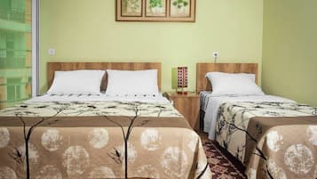 Cottage Keluarga, Beberapa Tempat Tidur, Bebas Asap Rokok | 2 kamar tidur, tirai kedap cahaya, dan kedap suara