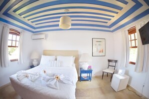 Minibar, blackout curtains, free WiFi, bed sheets - Pousada Blanca Mar - Praia do Canto (Búzios)