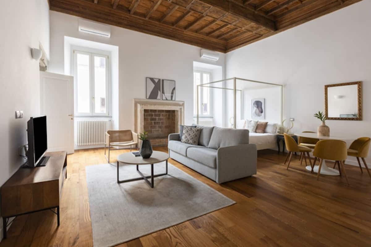 Appartement Deluxe | 1 chambre, couette en duvet d'oie, rideaux occultants