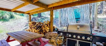 Leilighet med fjelldekor med w / skogutsikt og enkel tilgang til snowboard!