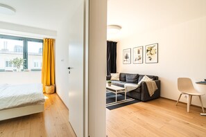 Appartement supérieur | Literie hypoallergénique, rideaux d’obscurcissement