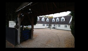 Façade de l’hébergement