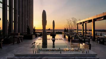 Terrasse sur le toit