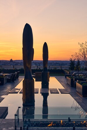 Terrasse sur le toit