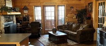 Cabin Dreams- Charming.  Romantic.   Jetted tub.  Screened porch.  10 min to SDC