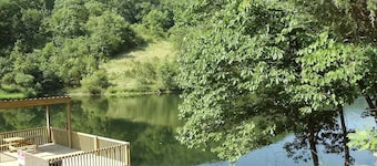 Cabin Dreams- Charming.  Romantic.   Jetted tub.  Screened porch.  10 min to SDC