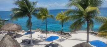 Small is Beautiful. Relax ON the beach, convenient & near the Presidential Villa