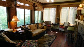 Smart TV, chimenea, reproductor de DVD, juguetes