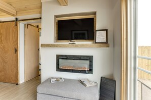 Interior - Private Beach & Dock: Little Traverse Lake Cottage (Maple City)