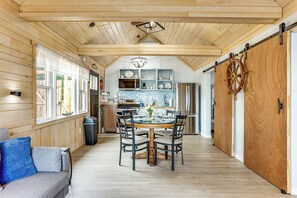 Interior - Private Beach & Dock: Little Traverse Lake Cottage (Maple City)