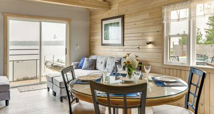 Private Beach & Dock: Little Traverse Lake Cottage
