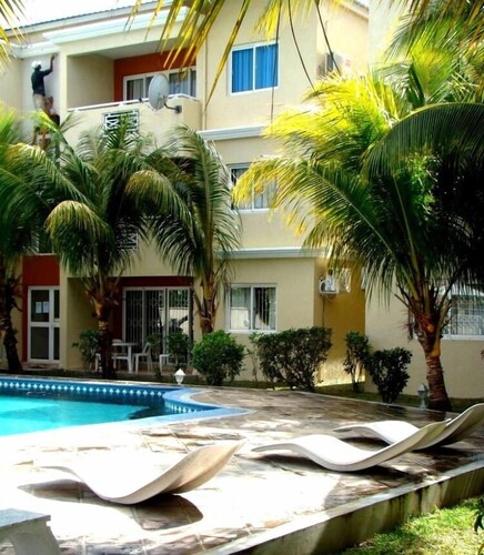 Flic En Flac: Appartement en résidence 3* calme en bord de mer et sécurisé