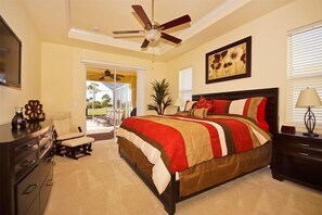 3 chambres, coffres-forts dans les chambres, bureau