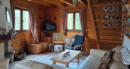 Chalet des Etangs Ă La Bresse pour 8 personnes