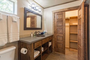 Towels, soap, toilet paper