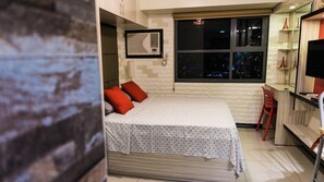 WiFi, bed sheets - khalils horizons 101 condominium (Deluxe Queen Studio Bedroom) (Cebu City)