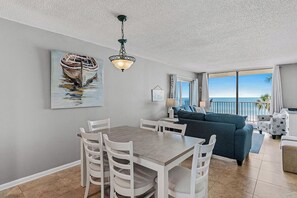 TV, DVD player, table football, ping pong