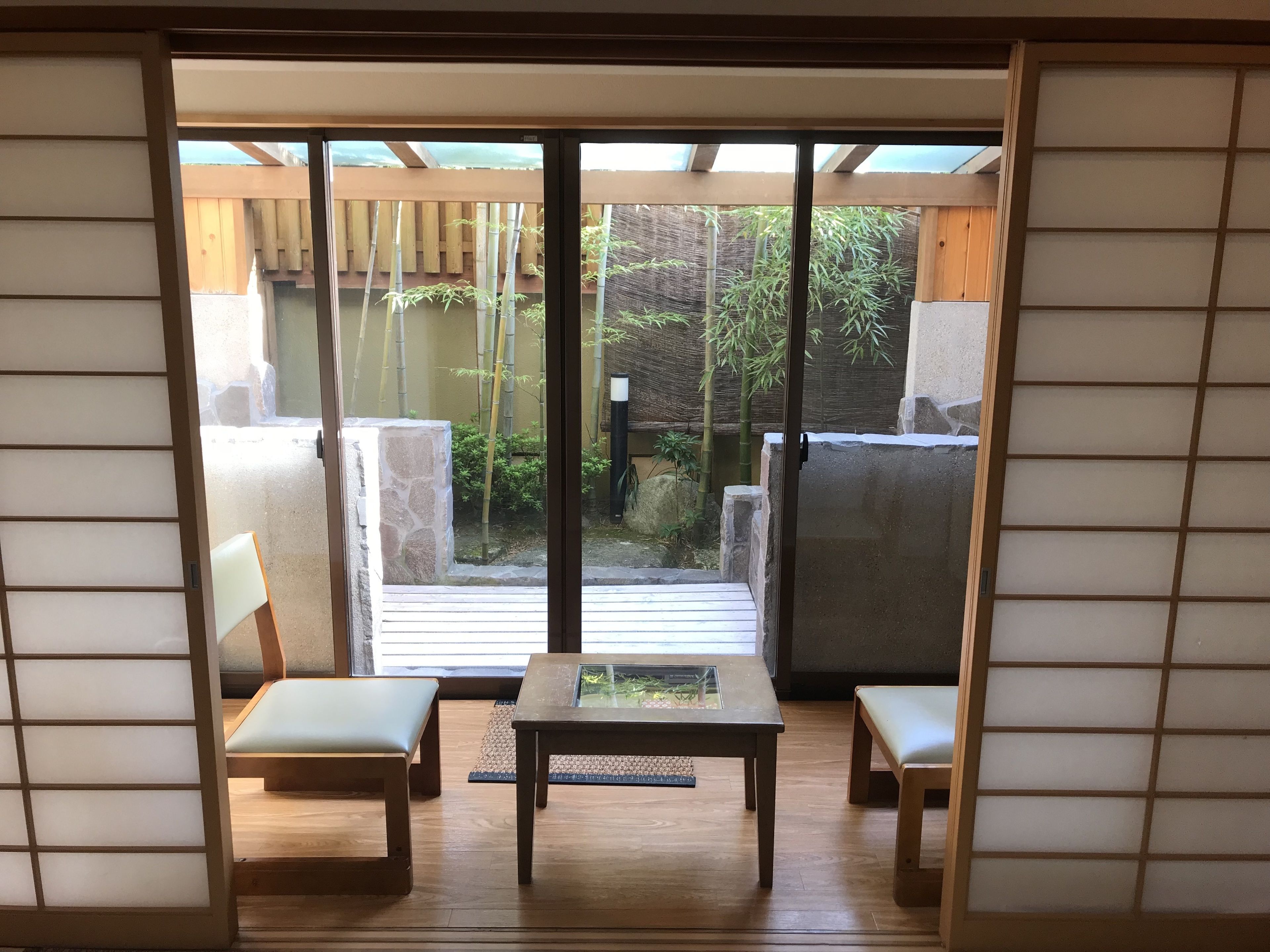 Japanese Style Quadruple Room with Open-air Bath | In-room safe, free WiFi